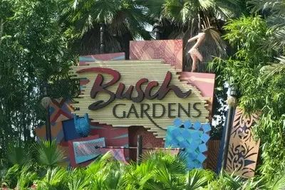 Bush Gardens Sign